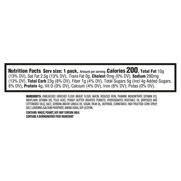 RITZ Peanut Butter Sandwich Crackers, 48 Snack Packs, 6 Boxes, 6 Crackers Per Pack