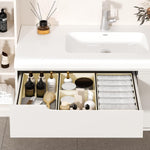 Beige Non-Woven Fabric Drawer Organizer Set of 12
