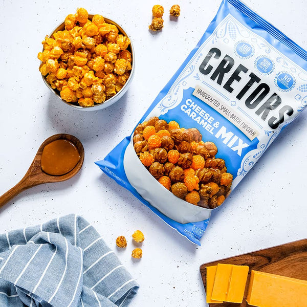 Caramel Corn Popcorn in Individual Bags with Cheese Flavor