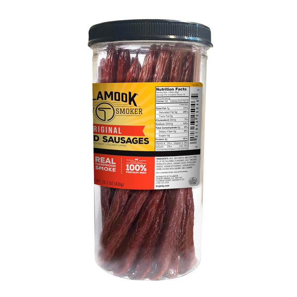 Tillamook Country Smoker Real Hardwood Smoked Sausages, Original Beef, 20 Count