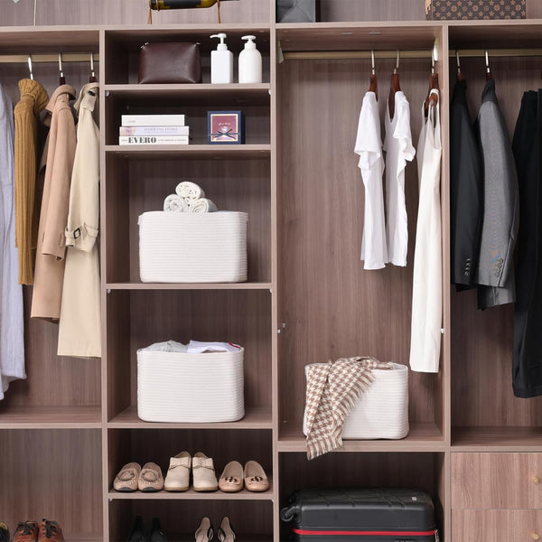 Storage Baskets for Organizing Shelves and Baby Nursery