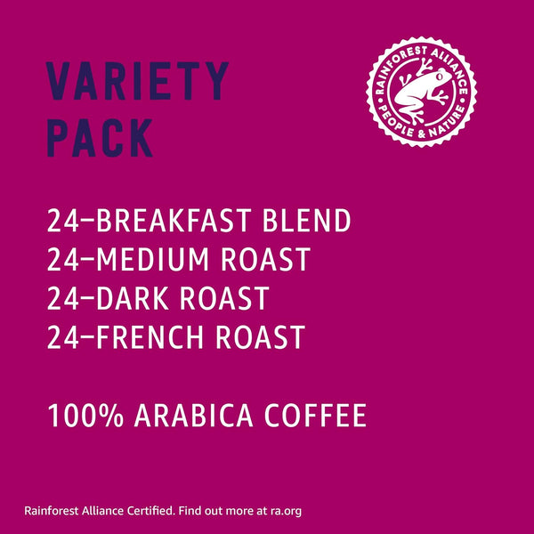 Happy Belly Variety Pack Compostable Coffee Pods for K-Cup Brewer