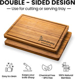 Personalized bamboo cutting board with custom engraving