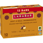 Larabar Peanut Butter Chocolate Chip Bars, 18 Count, 28.8 oz, Gluten Free and Vegan