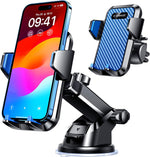 VANMASS【85+LBS Strongest Suction & Military-Grade Ultimate Car Phone Mount【Patent & Safety Certs】 Cell Phone Holder for Dash Windshield Vent for iPhone 17 Pro Max Automobile Accessory Kits,Ink Black