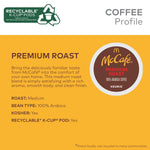McCafe Premium Roast Coffee Keurig Single Serve K-Cup Pods 96 Count
