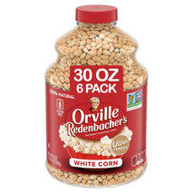 Orville Redenbacher's White Corn Popcorn Kernels, 6g Fiber, 30 oz, Pack of 6