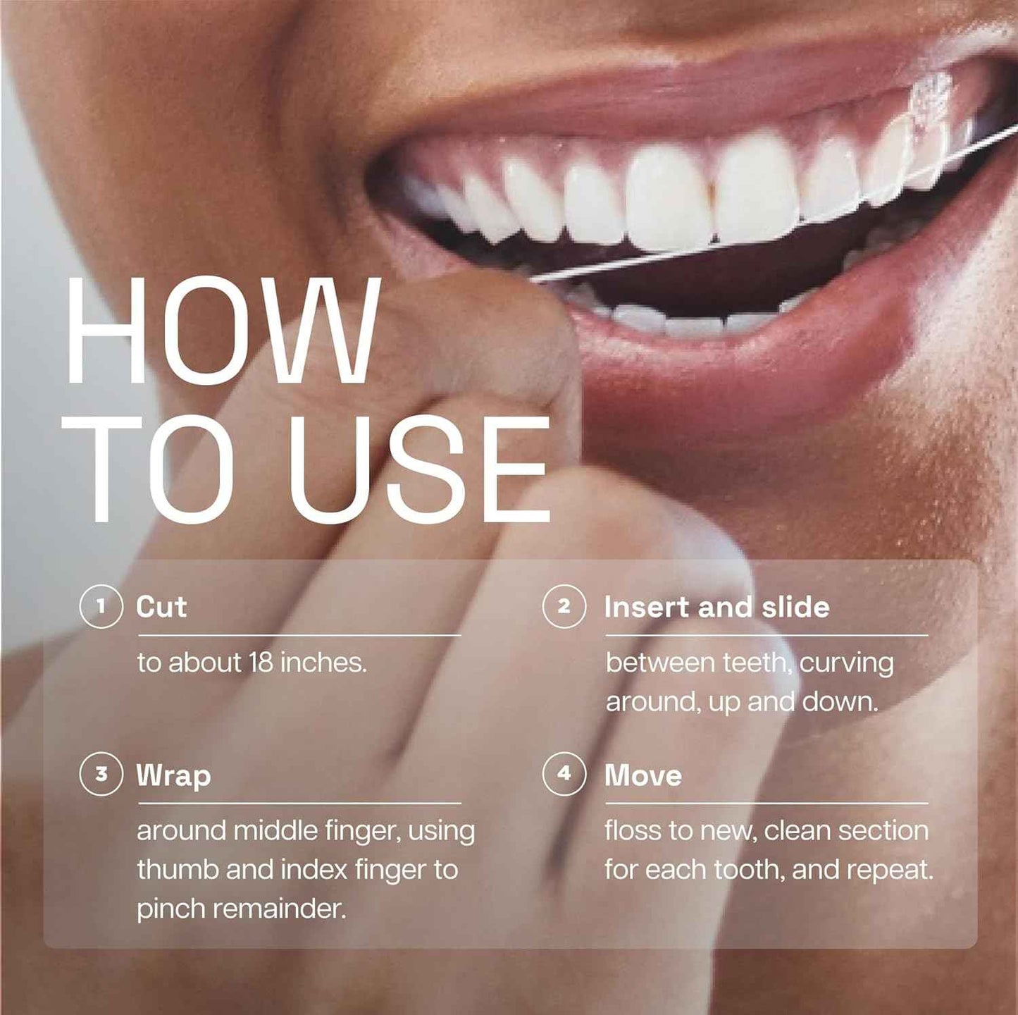 REACH Waxed Dental Floss, Mint, Plaque Remover for Teeth, Shred Resistant, Floss Slides Smoothly, Easy to Use, Waxed, Deep Cleaning Teeth, Oral Care, PFAS Free, for Adults & Kids, 1 Pack, 55 yd