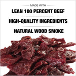 Old Trapper Beef Jerky, 8 Ounce Bag, Tender Meat Snacks for Lunches or Between Meals