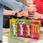 Bulk box of assorted SKITTLES and STARBURST candies, 37.05 oz, 18-count variety mix