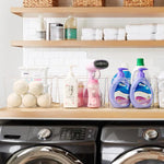 Extra Large Clear Plastic Storage Bins for Pantry Closet Laundry Room Organization