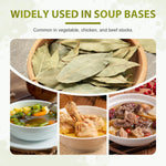 Soeos Whole Dried Bay Leaves, Non-GMO Verified, Laurel Herbs for Cooking and Seasoning, 2oz (57g)