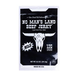 No Mans Land Slow-Dried Beef Jerky, Smoked & Seasoned Jerky Strips, High Protein, Low Carb Beef Snack, Gluten Free