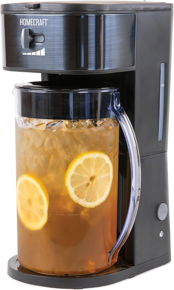 HomeCraft 3-Quart Stainless Steel Café Iced Tea and Coffee Brewing System