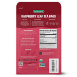 FGO Organic Red Raspberry Leaf Tea Bags, 100 Eco-Conscious Tea Bags, Caffeine Free, Imported from Germany
