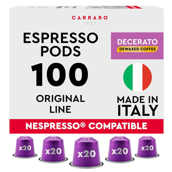 100 Aluminum Espresso Pods Compatible with Nespresso Original Line Made in Italy Variety Pack