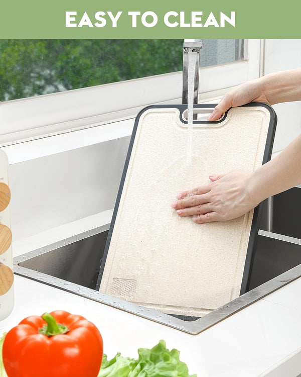 Stainless Steel Cutting Board for Kitchen, Dual-Sided Functionality, Food-Grade Materials, and Space-Saving Design