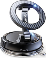 ANDERY Car Phone Holder for Magsafe [78+LBS Strongest Suction & 2400gf Magnetic] 360° Adjustable Car Phone Mount, Phone Holders for Your Car for iPhone 17-12 Pro Max Plus Air, Carbon Fiber