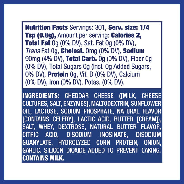 Kernel Season's White Cheddar Popcorn Seasoning, 8.5 Ounce, Pack of 2