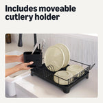 Amazon Basics Stainless Steel Dish Drying Rack for Kitchen Counters