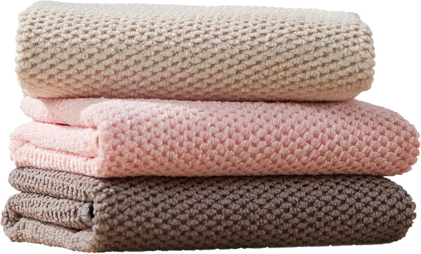 JOYMOOP 18 Pack Microfiber Cleaning Cloth, Kitchen Towels for Dish Drying Washing, Absorbent Streak Free Lint Free Rags for Cleaning, Reusable and Washable Towels - 10" x 10"