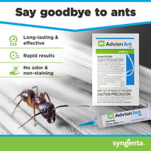 Advion Ant Gel Bait, 1 30-Gram Tube, 1 Plunger and 1 Tip, Effective Bait, Formulated with 0.05% Indoxacarb, Indoor and Outdoor Use, Killer Gel for Control of Most Major Ant Species
