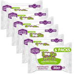 boogie wipes unscented baby wet wipes 180 count pack of 6 vitamin e aloe chamomile natural saline