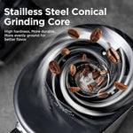 Electric Conical Burr Coffee Grinder with 30 Adjustable Grind Settings