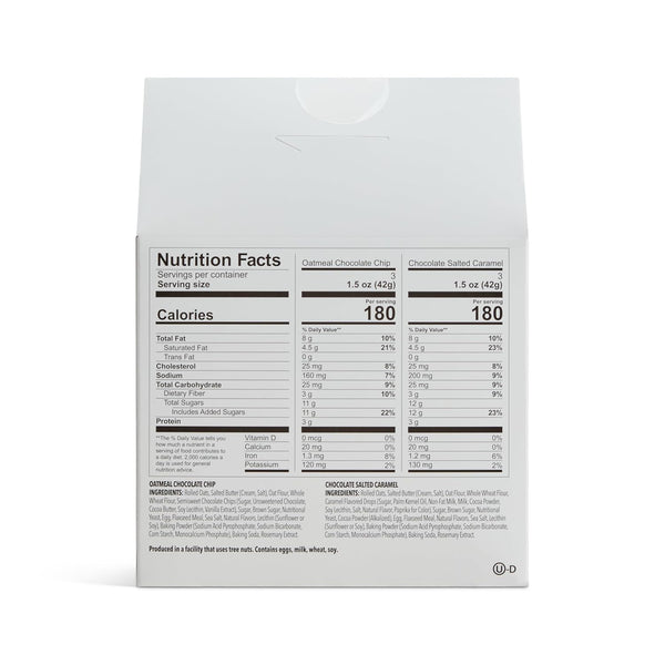 Munchkin lactation cookies help increase milk supply for nursing, breastfeeding, pumping moms, oatmeal, chocolate chip, 6 pack