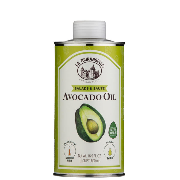 La Tourangelle 16.9 Fl Oz all-natural avocado oil for salads, fruit, fish, or vegetables with buttery flavor