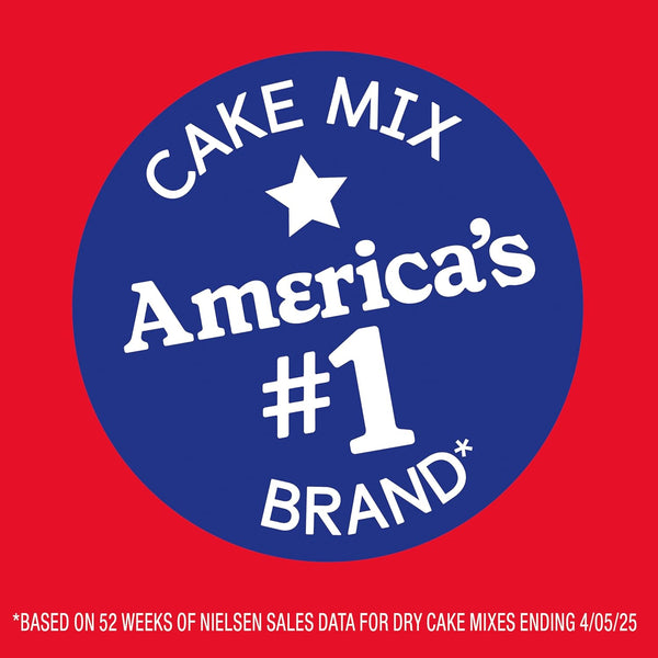 Betty Crocker Delights Super Moist French Vanilla Cake Mix, 13.25 oz, America's #1 Cake Mix brand