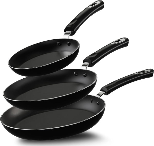 Utopia Kitchen Nonstick Cookware 3 Piece Set with Induction Bottom