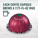 Starbucks by Nespresso Vertuo French Roast Dark Roast Coffee Pods 32-count