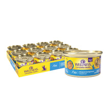 Wellness Complete Health Pate Adult Wet Cat Food, Chicken & Herring, 3 Ounce, Grain-Free, 24 Pack