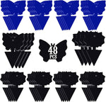USKICH Sticky Trap Fruit Fly and Gnat Trap Sticky Bug Traps Fungus Traps for Indoor/Outdoor Insect Catcher for White Flies,Mosquitoes,Fungus Gnats,Lying Insects (24 Pcs Black)