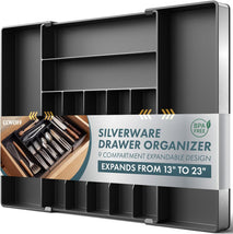 Extra Large Silverware Organizer for Kitchen Drawers and Utensil Holder