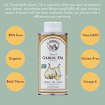 la tourangelle garlic oil high oleic oil for cooking pastas salad dressings and drizzling on popcorn 8.45 fl oz