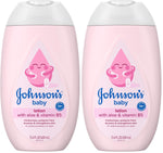 johnsons baby lotion with coconut oil aloe vera vitamin b5 72hr hydration
