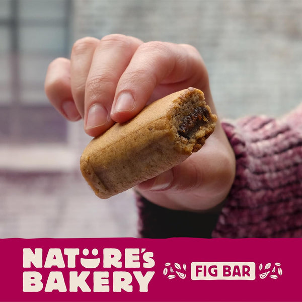Gluten-free fig bars with real fruit and non-GMO ingredients in a twin pack