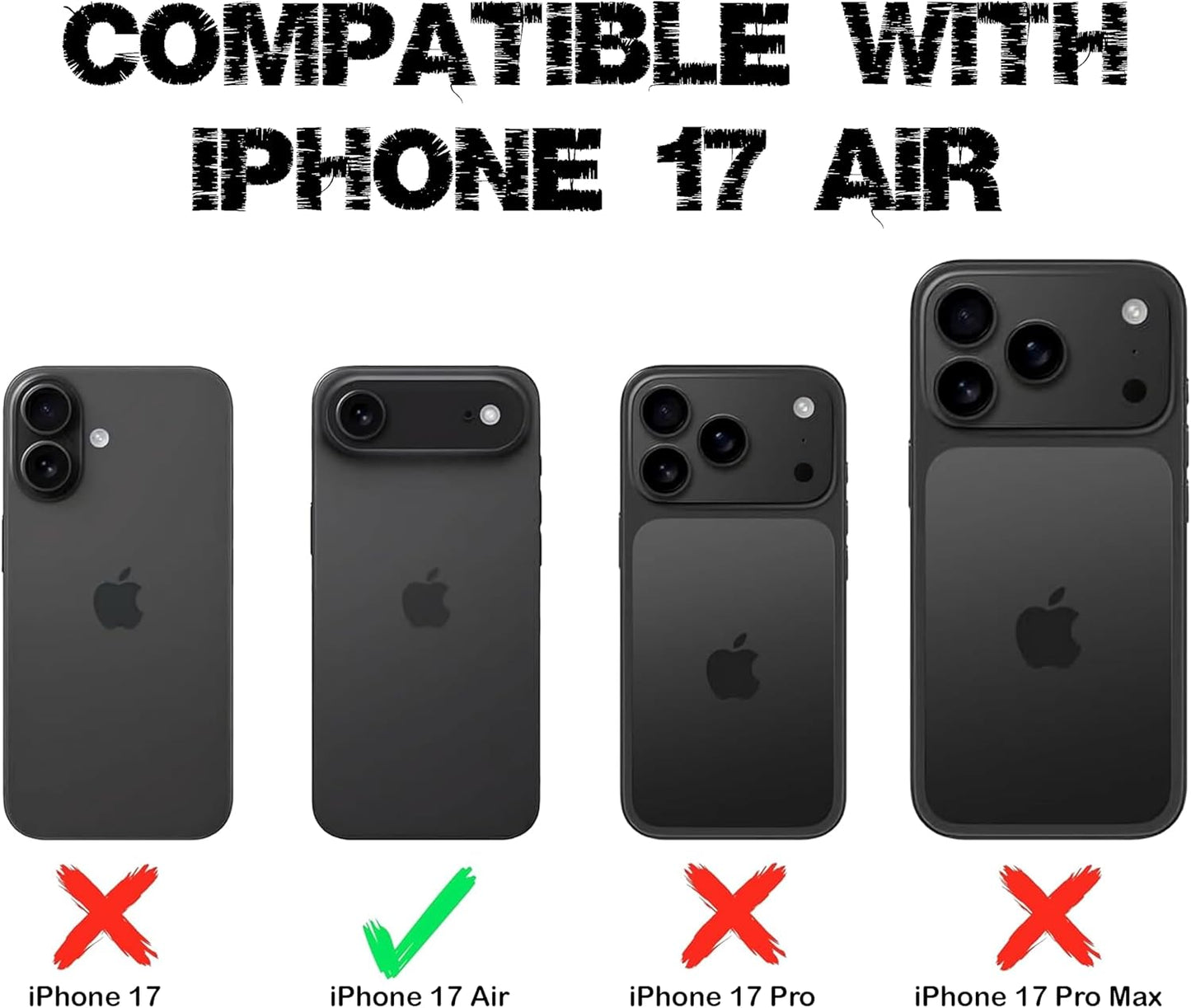 Clear Case Compatible with Phone 17 Air – Silicone MagSafe Compatible Ultra-Thin Shockproof Protective Cover with Magnetic Ring, Anti-Yellowing (Clear, Phone 17 Air)