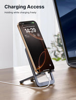 JSAUX Foldable Aluminum Phone Stand for Desk and Travel