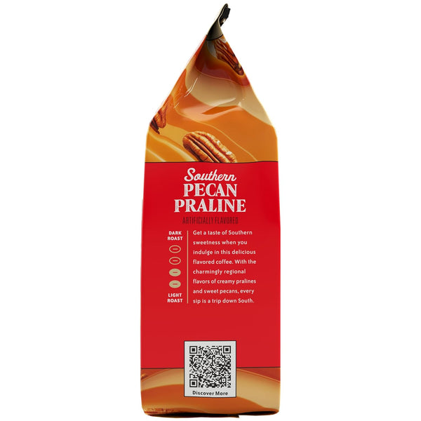 Community Coffee Southern Pecan Praline Flavored Ground Coffee, 12 Oz, Medium Roast