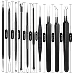 boxoyx 10 pcs pimple remover comedone extractor kit with box for quick and easy removal
