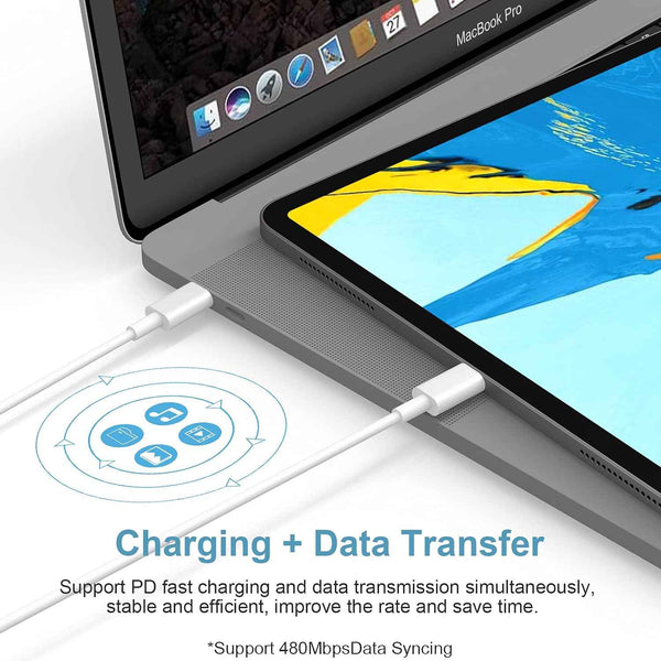 novobit 20w type c charger with 6ft cable for iphone 17/16/15 pro max with fast charging