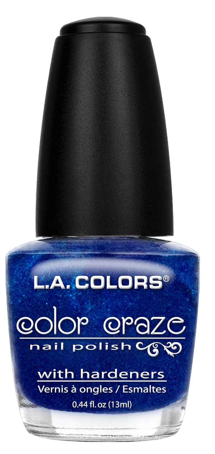 L.A. COLORS Color Craze Nail Polish, Glitter Bomb CNP543
