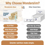 Wonderslim High Fiber Protein Bars for Hunger Control and Satiety
