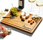 Personalized bamboo cutting board with custom engraving