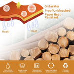 Air Fryer Disposable Paper Liner, 100PCS Food Grade Parchment Liners for Ninja DZ201, Air Fryer Accessories Baking Paper (9 * 6,Thicken Natural)