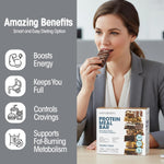 WonderSlim Meal Replacement Protein Bar Variety Pack 15g Protein 20 Vitamins and Minerals