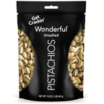 Wonderful Lightly Salted In-Shell Pistachios, Gluten Free, Plant Based Protein, 16 Ounce Resealable Bag